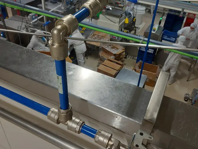 Tubería de aluminio para aire comprimido